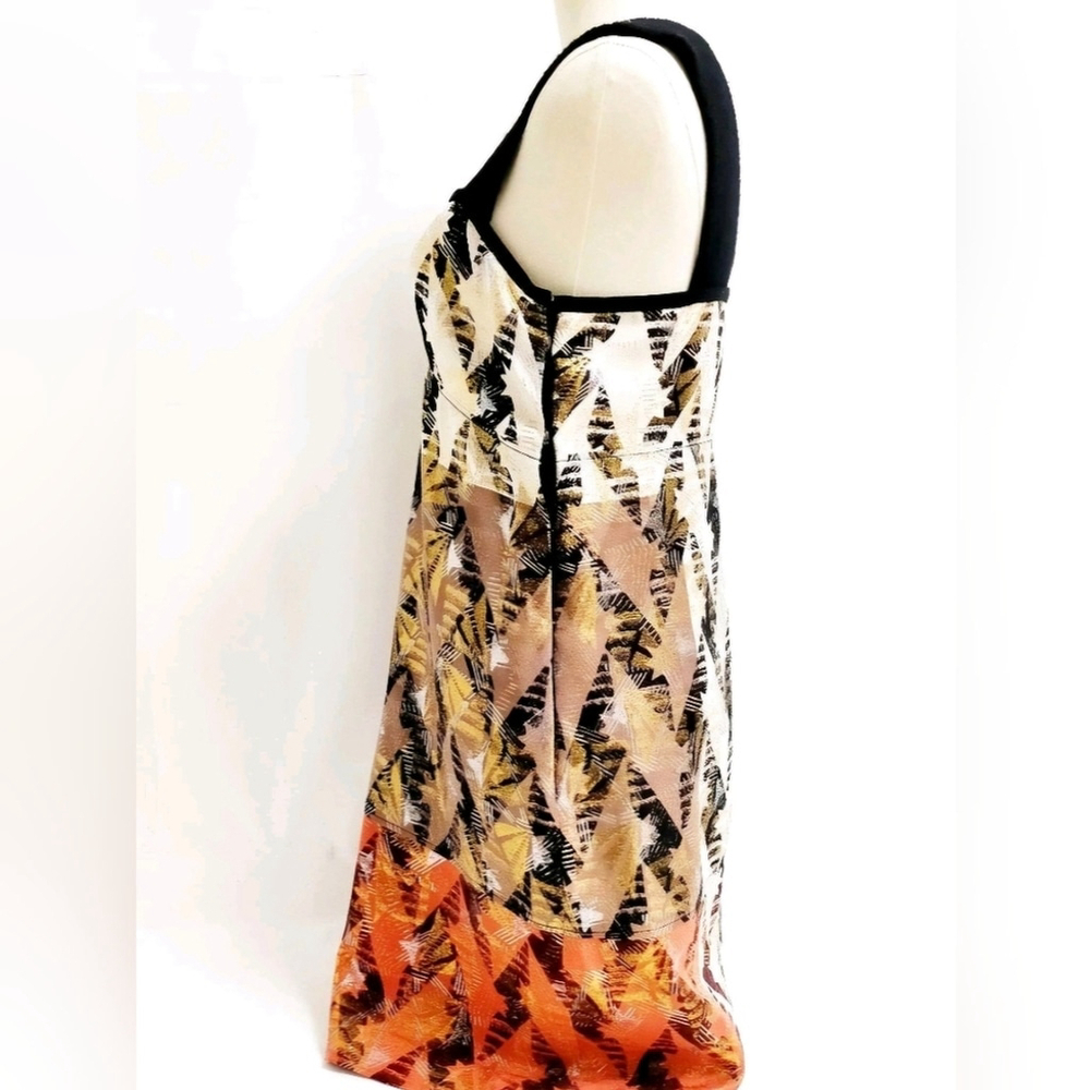 Louis Vuitton Silk Cocktail Dress Sz.38.(sz.6). Cashmere Straps. - Picture 4 of 17